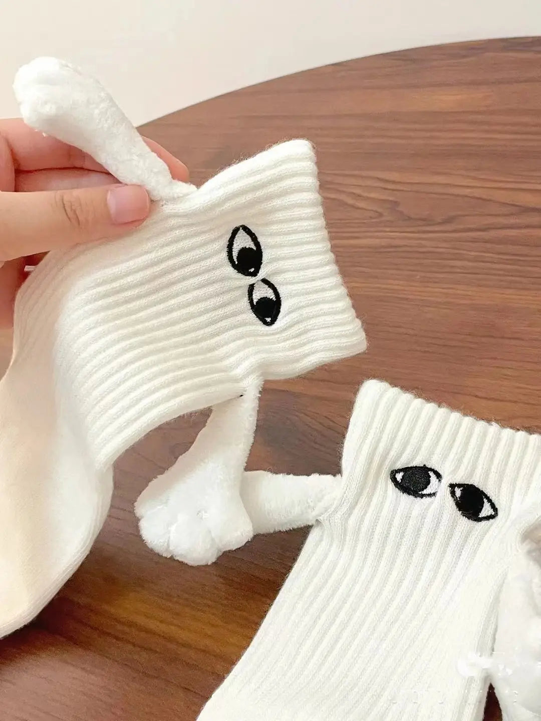 Magnetic Holding Hands Gym Socks