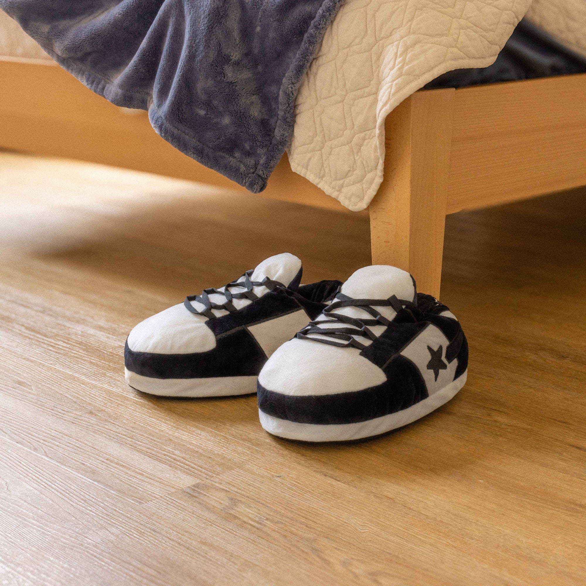 Yours 2 Keep Orca Sneaker Slippers Front Shot Bedroom Flooring