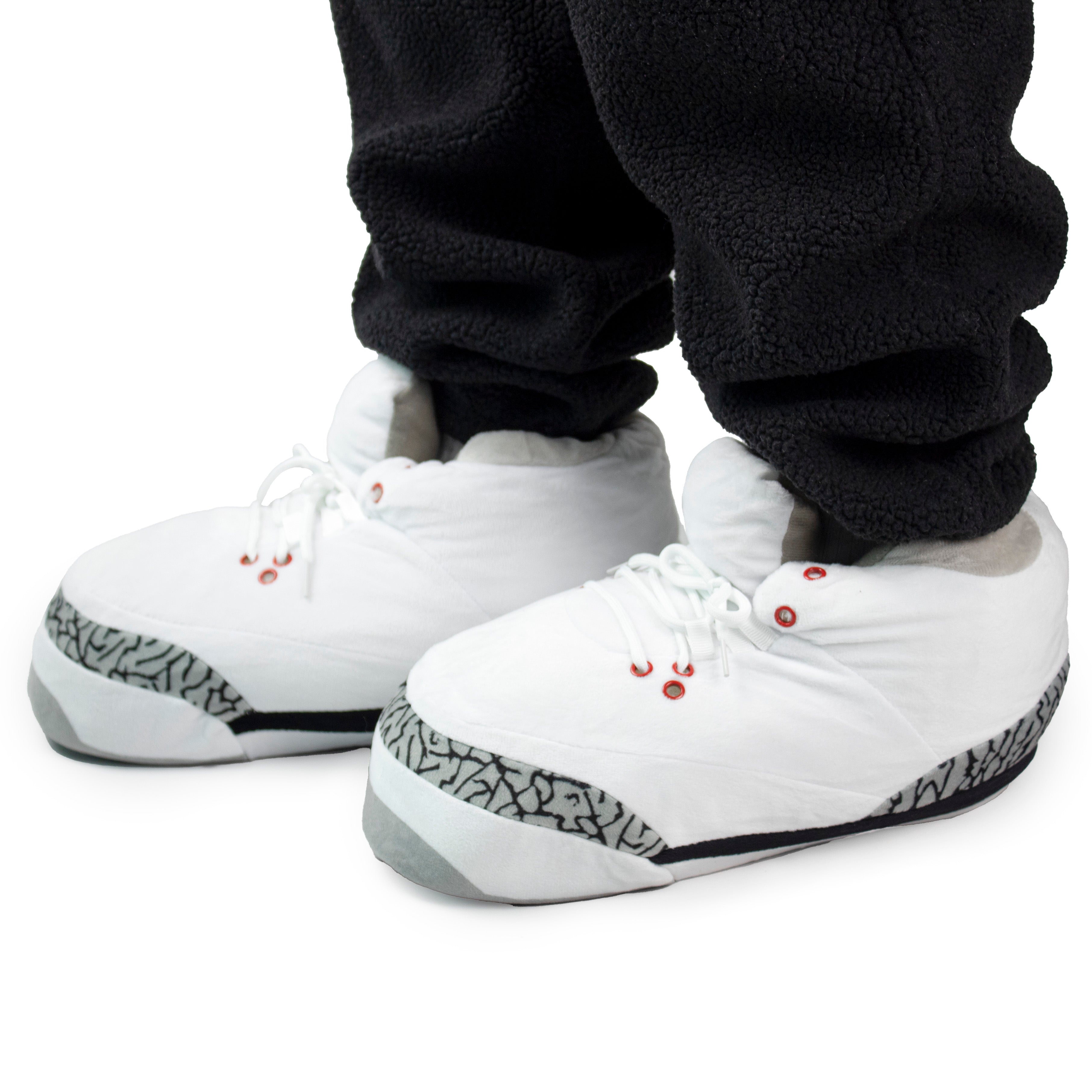 White Cement 3 Sneaker Slipper Unisex One Size Yours 2 Keep